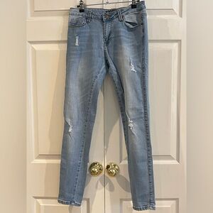 By Together Light Blue Distressed Boutique  Women’s Jeans size 7/27